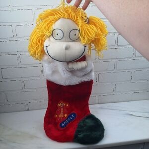 VGUC-VINTAGE-21” 1998 Angelica Rugrats Plush Christmas Stocking